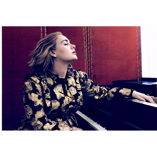 Adele facsimile signed photo