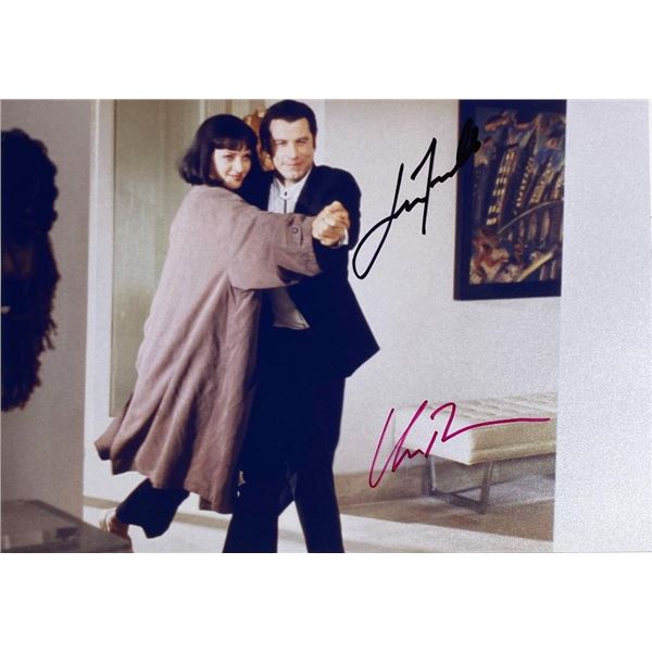 Pulp Fiction cast facsimile signedphoto