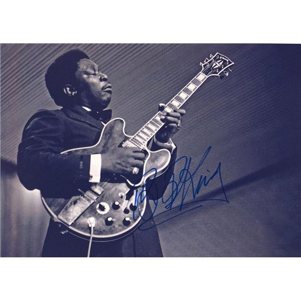 B.B. King facsimile signed photo