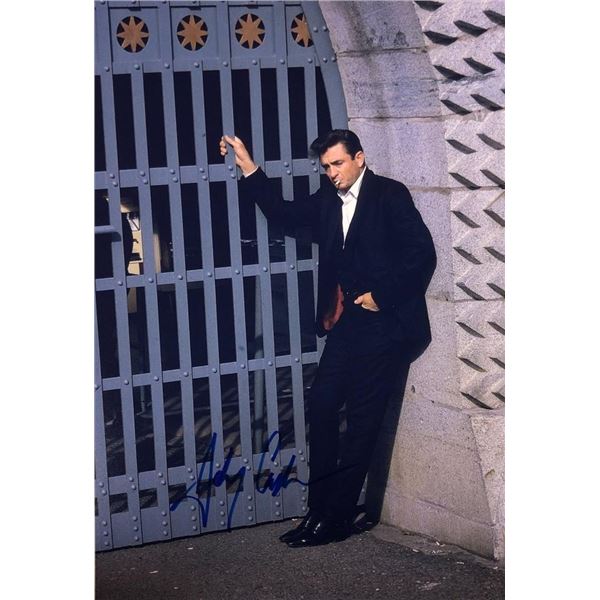 Johnny Cash facsimile signed photo