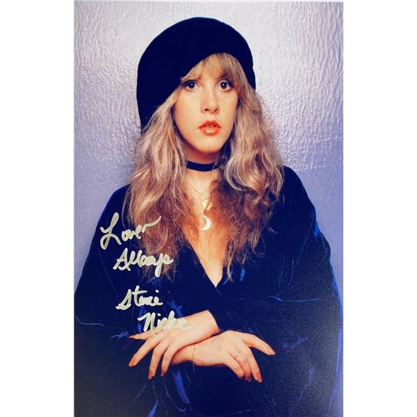 Stevie Nicks facsimile signed photo