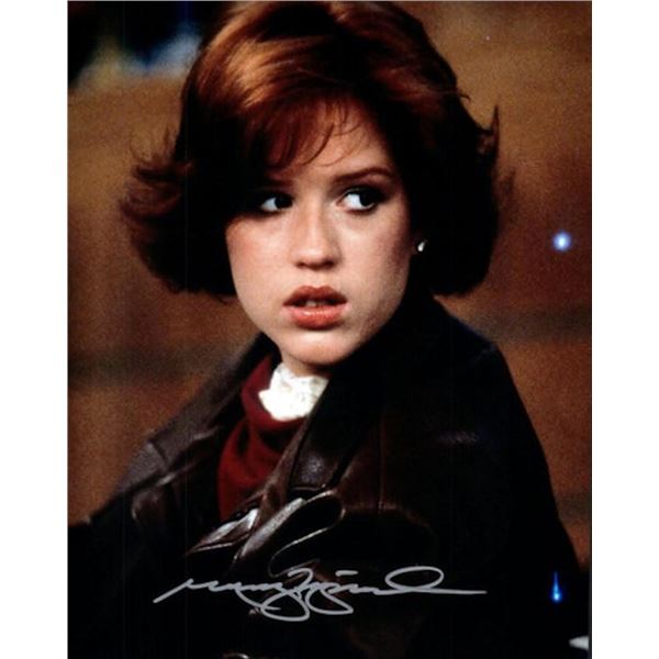 Pretty in Pink Molly Ringwald facsimile signed photo