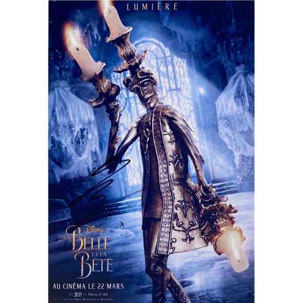 Beauty and the Beast Ewan McGregor facsimile signed movie photo