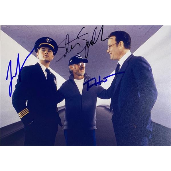 Catch Me If You Can cast facsimile signed  photo