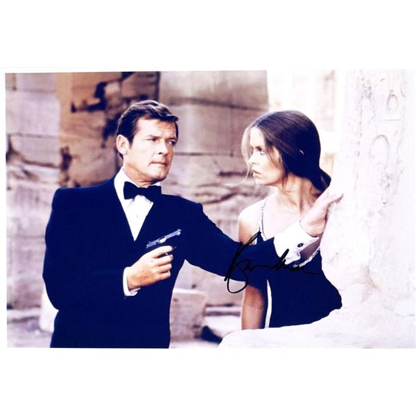 James Bond Roger Moore facsimile signed movie photo