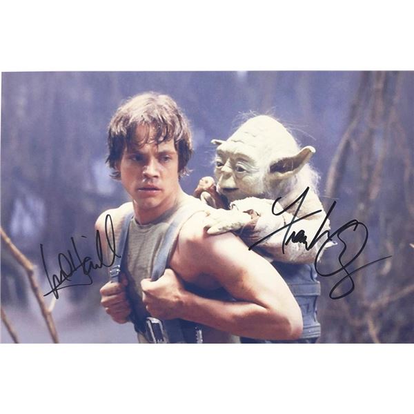 Star Wars Mark Hamill and Frank Oz facsimile Signed Photo