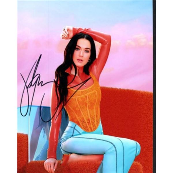 Katy Perry facsimile signed photo