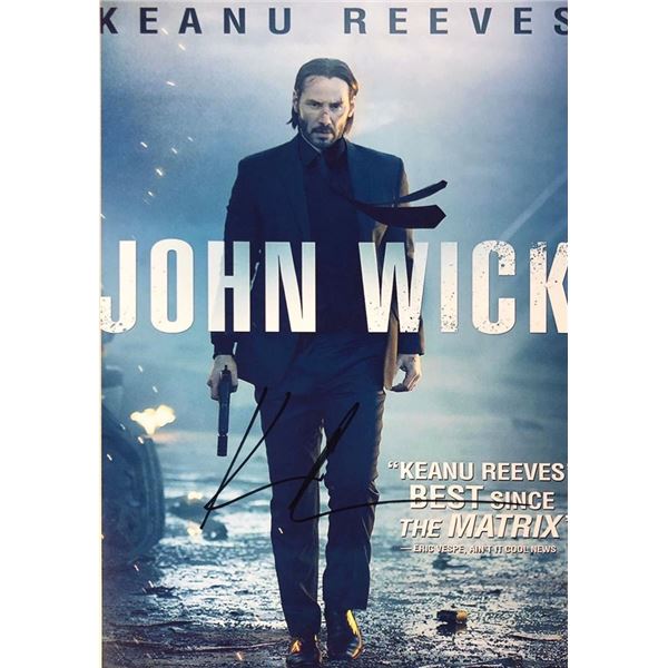 John Wick Keanu Reeves signed movie photo