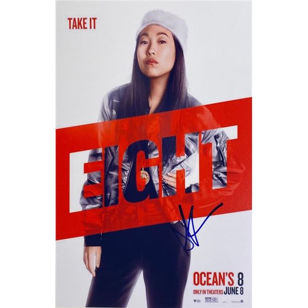 Ocean's Eight Awkwafina facsimile signed movie photo