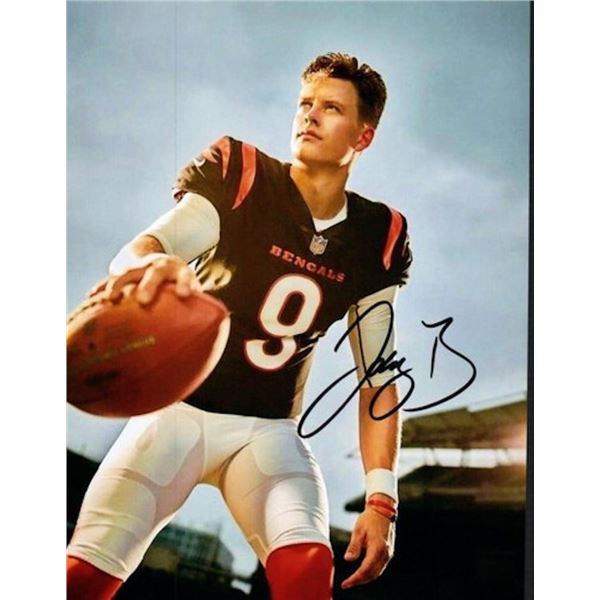 Cincinnati Bengals Joe Burrow facsimile signed photo