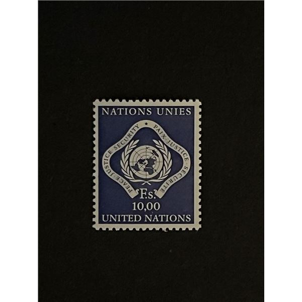 United Nations Geneva Stamp Unused