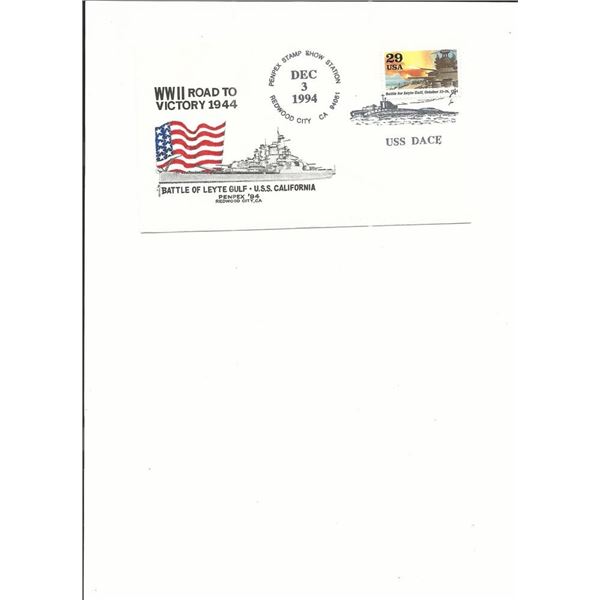 Redwood City, CA - WWII Road to Victory - First Day Cover - 1994