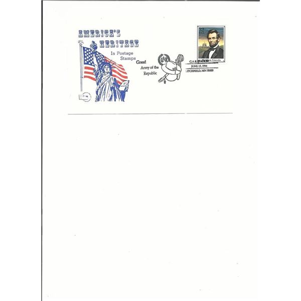 Litchfield, MN - First Day Cover - Grand Army of the Republic - 1996