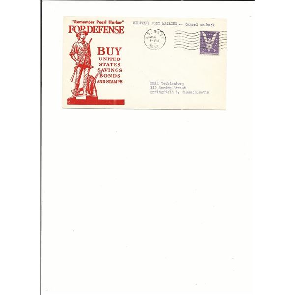 U.S. Navy - First Day Cover - 1943