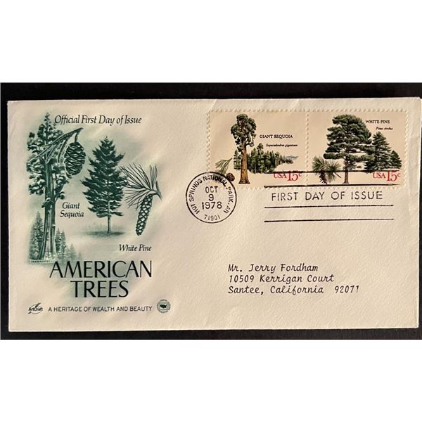 American Trees First Day Cover