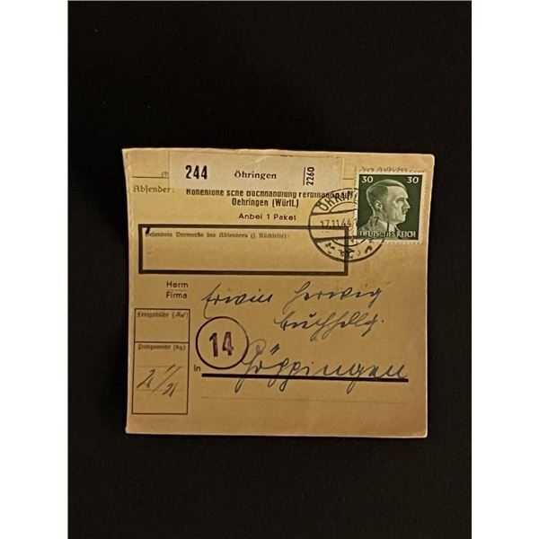 Hitler Head Postage Stamp, Third Reich, Germany, 1941-42