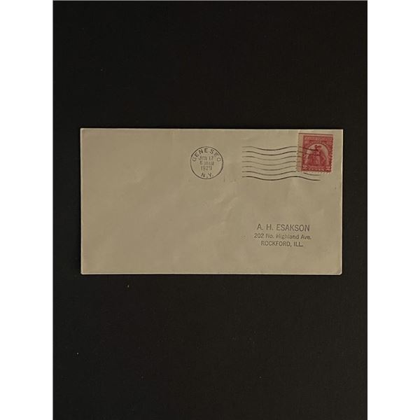 1929 New York First Day Cover
