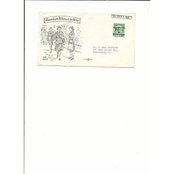 Kansas City, Missouri - First Day Cover - Women in War