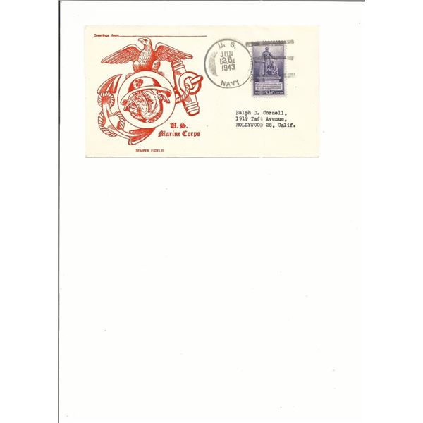 U.S. Navy - First Day Cover - 1943