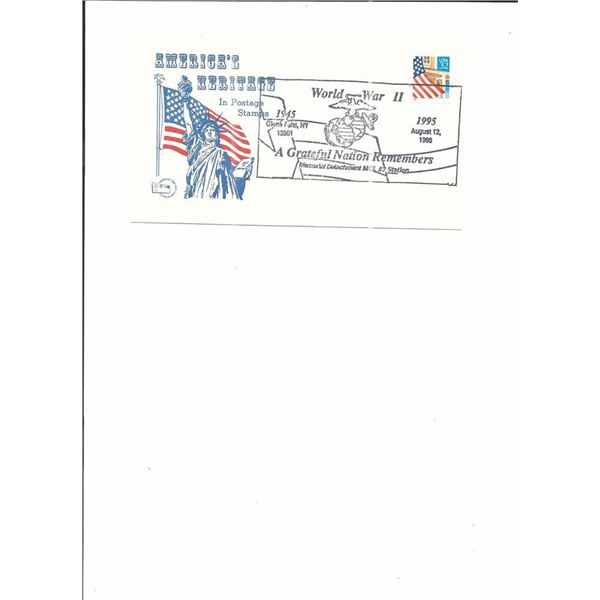 Glens Falls, NY - First Day Cover - WWII - 1995