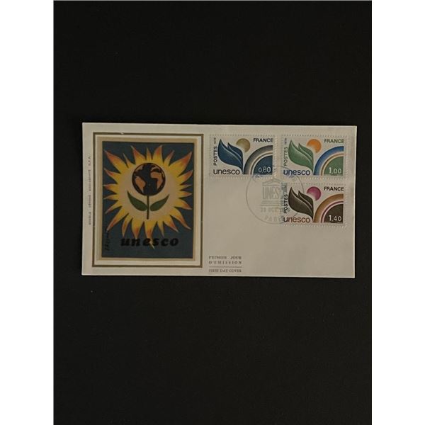 1976 UNESCO France First Day Cover