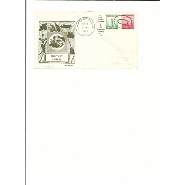 Military Cancel - Lambert Field - First Day Cover - 1942