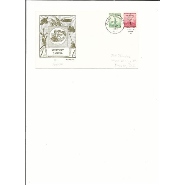 Military Cancel - Fort Monroe, VA. - First Day Cover - 1942