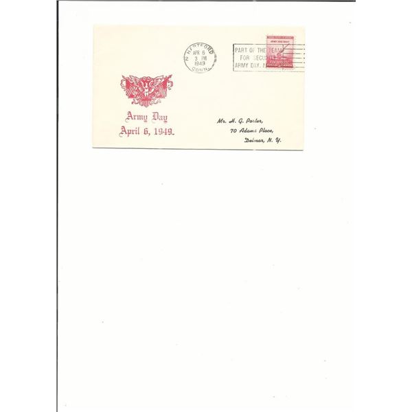 Army Day - Hartford, Conn. - First Day Cover - 1949