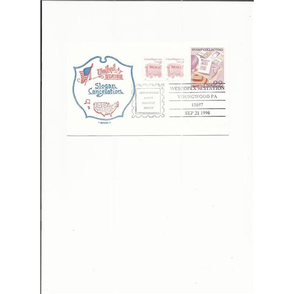 Wescopex '96 - First Day Cover - Youngwood, PA