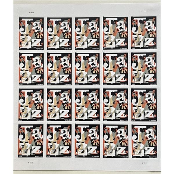 2011 Jazz stamp set of 20