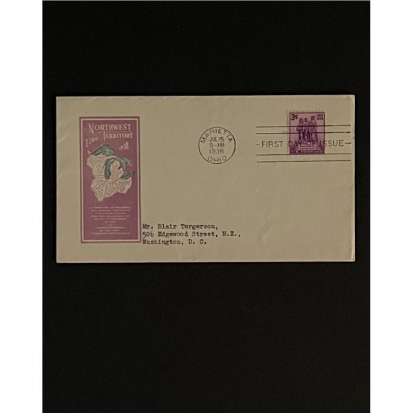 1932 Ohio First Day Cover