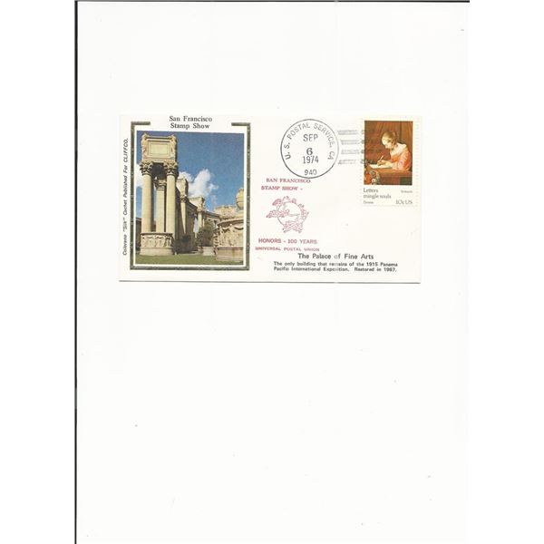 San Francisco Stamp Show Honors 100 Years - First Day Cover - 1974