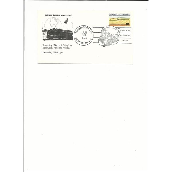 Detroit, MI - American Freedom Train - First Day Cover - 1975