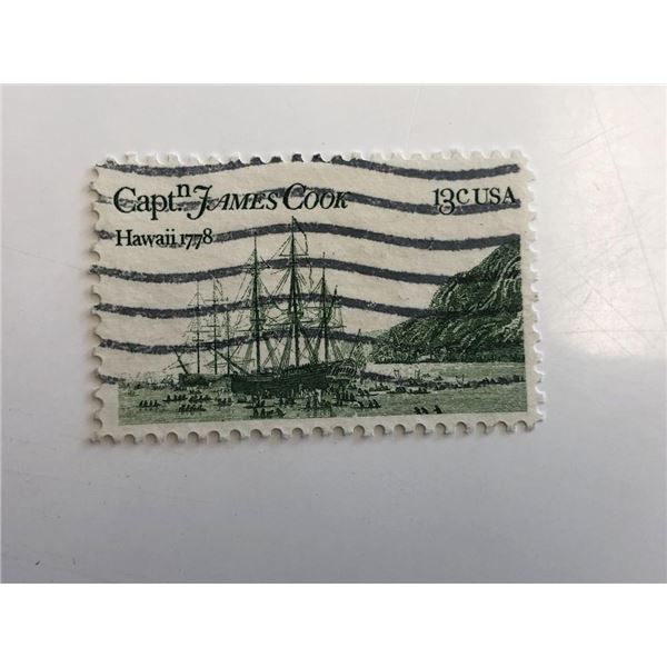 1978 13c Captain Cook Stamp