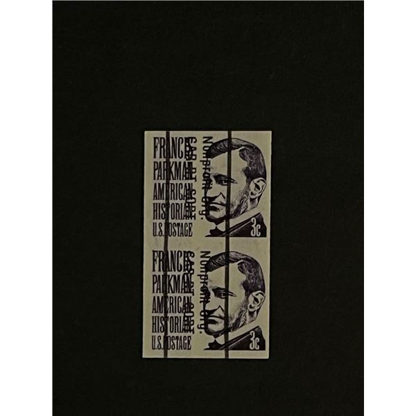 Two 3 Cent US Stamped Imperfect