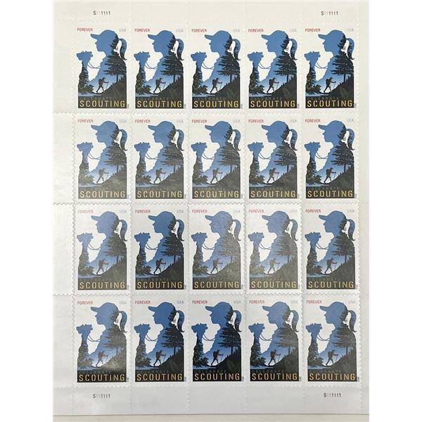 2012 Celebrate Scouting stamp set of 20