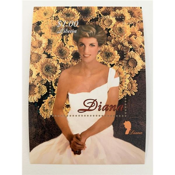 Liberia Princess Diana commemorative stamp