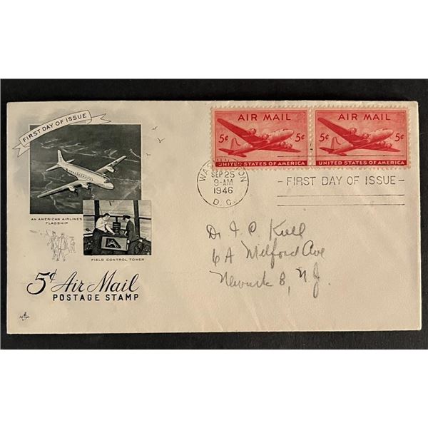5 Cent Air Mail First Day Cover