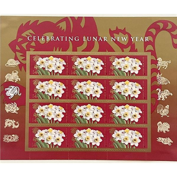2010 Celebrating Lunar New Year stamp set of 12
