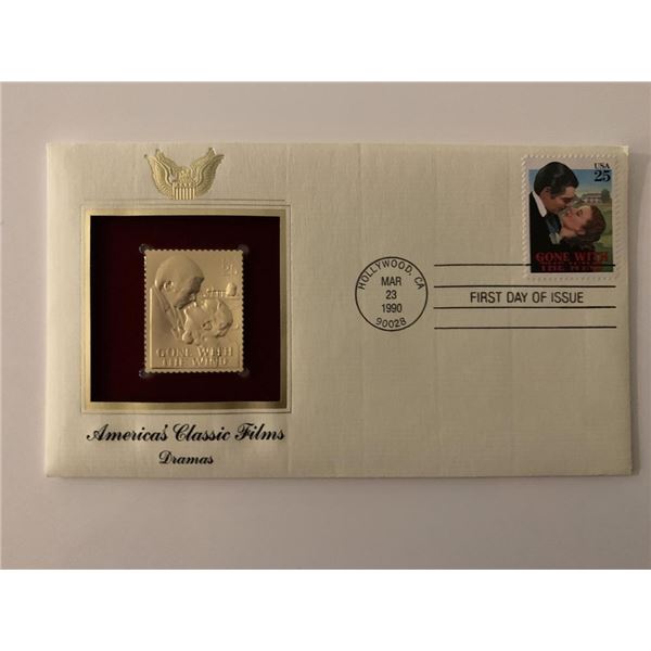 Gone with the Wind - First Day Cover - Hollywood, CA. 1990