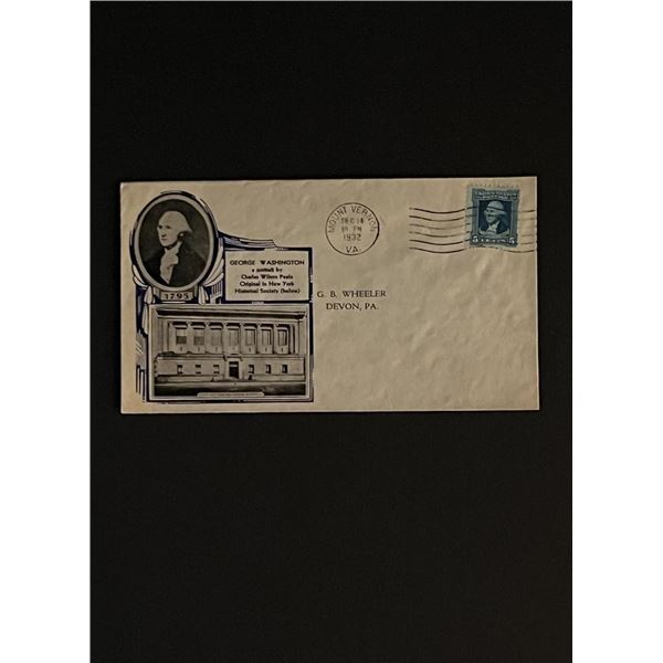 1932 President George Washington First Day Cover