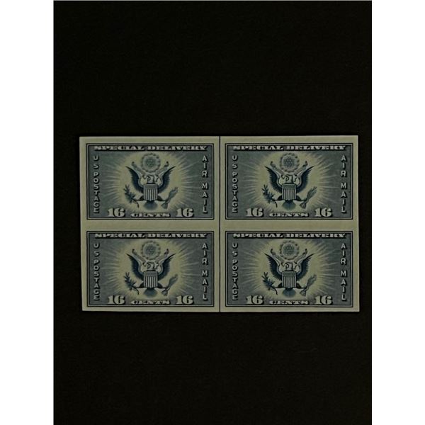 Four 16 Cent US Airmail Stamps Unused