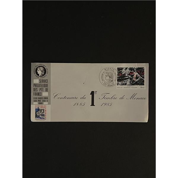 1985 Monaco France First Day Cover