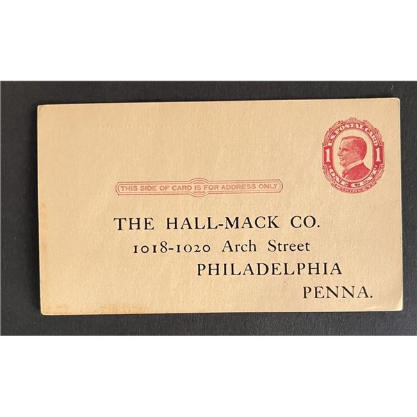 United States 1900s post card