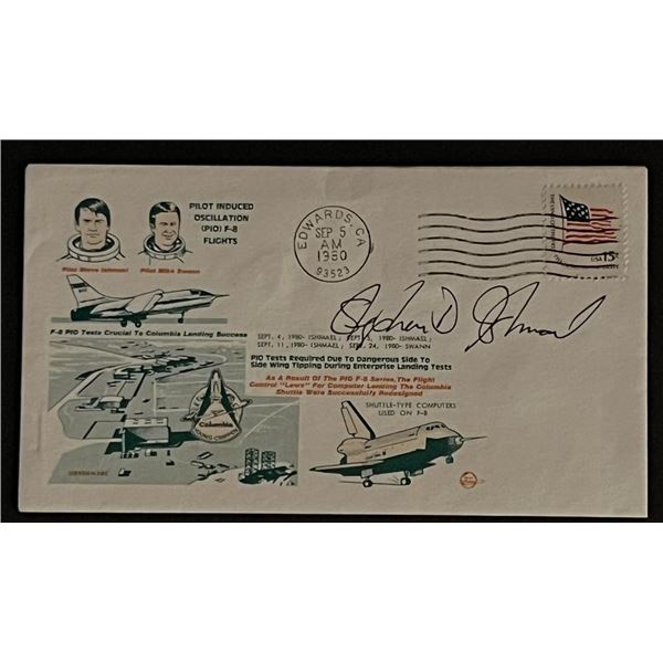 1980 NASA Pilot Stephen Ishmael Signed First Day Cover