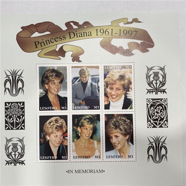 Princess Diana commemorative stamp set