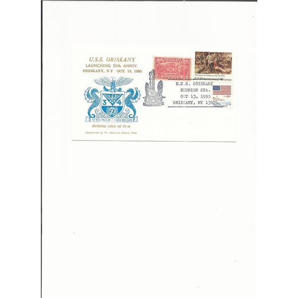 U.S.S. Oriskany - Launching 50th Anniversary - First Day Cover - NY - 1995
