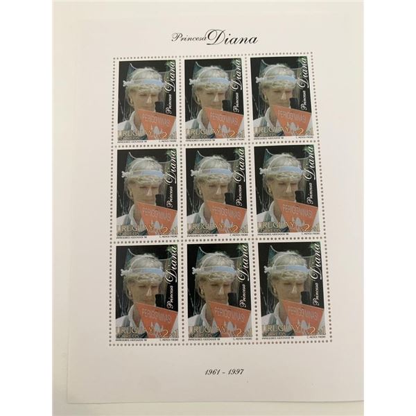 Princess Diana commemorative stamp set