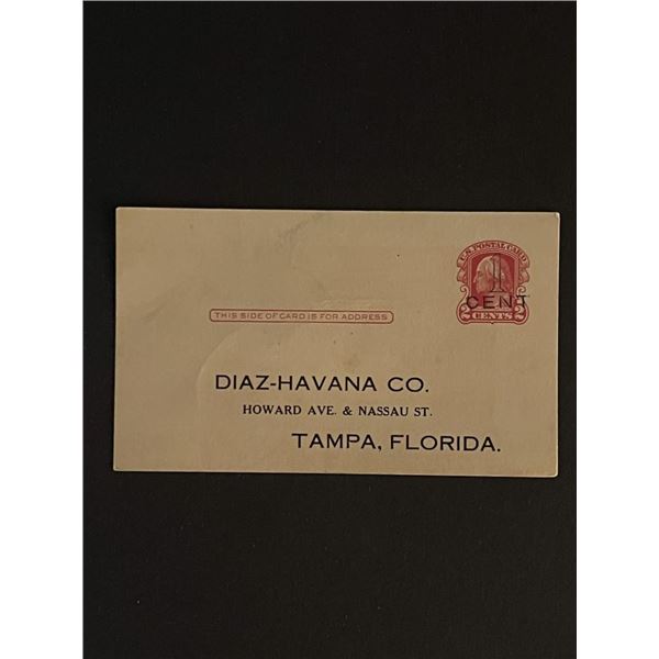 Vintage 1 Cent Postal Card USA