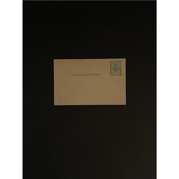 Vintage 1 Cent Stamped Postcard